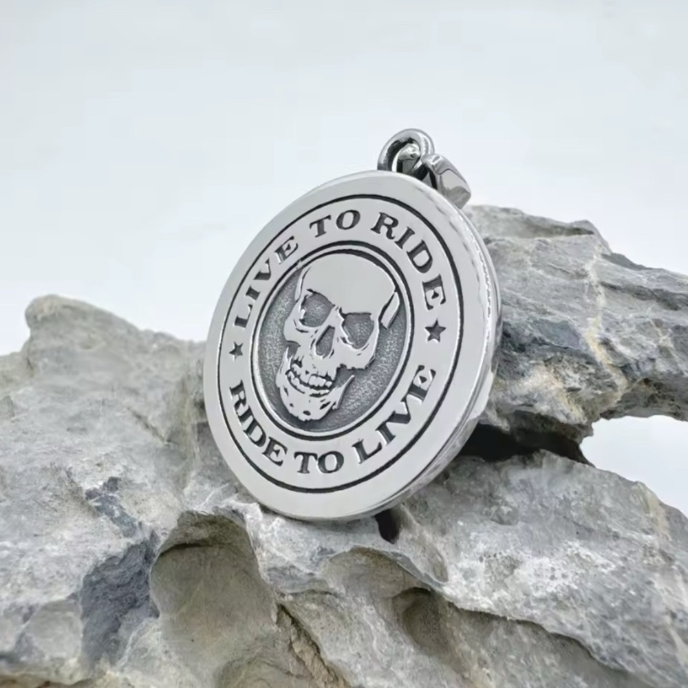 Skull Pendant Necklace - Picture 4 of 7